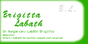 brigitta labath business card
